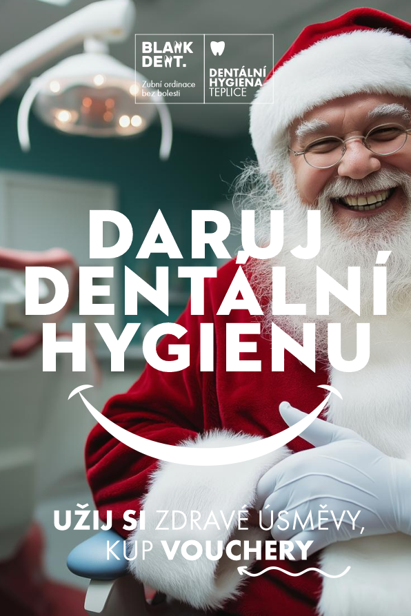 Dárkový poukaz na dentální hygienu ve špičkové zubní ordinaci Blankdent Teplice